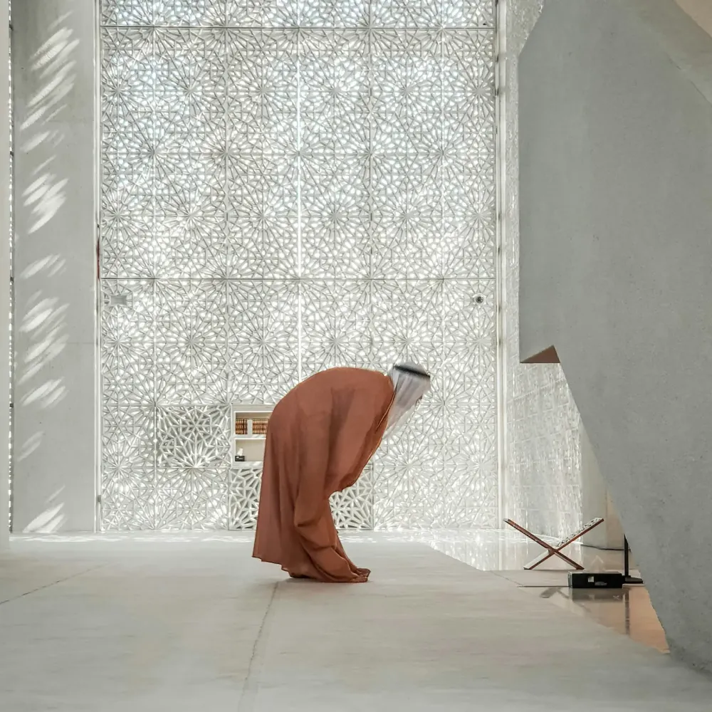 Kapüşonlu Fermuarlı Namaz Elbisesi
